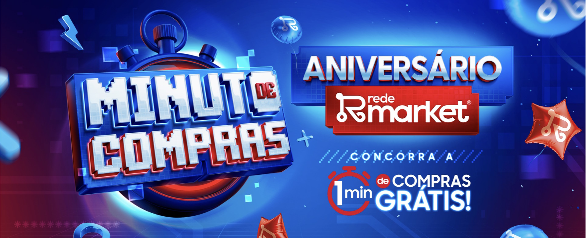 Promoção de Aniversário Rede Market