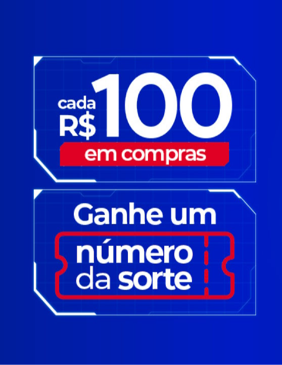 A cada R$100 em compras